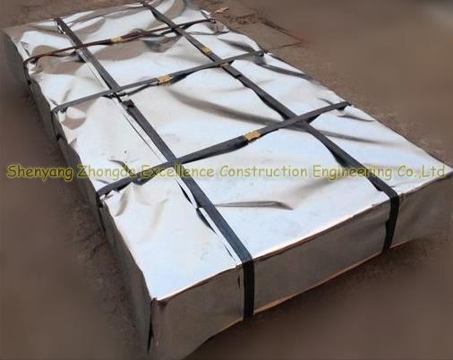 Ζαρωμένοι χάλυβας PPGI/φύλλο υλικού κατασκευής σκεπής μετάλλων/σιδήρου στο χρώμα RAL