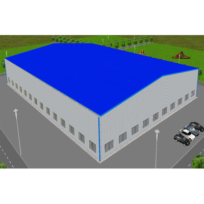 Q345B Steel Customized Prefabricated Commercial Buildings Industrial Wide Span Steel Warehouse