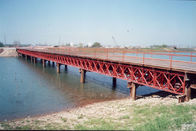 Prefab γέφυρα της Bailey δομών χάλυβα κατασκευής μετάλλων