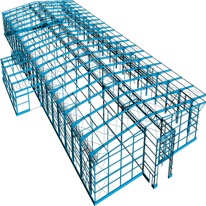 Prefab φορητά κτήρια εργαστηρίων πλαισίων χάλυβα με την ελαφριά δομή χάλυβα