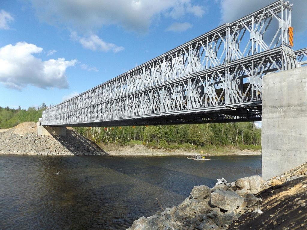 Prefab φορητή προσωρινή εύκολη συνέλευση κατασκευής μετάλλων γεφυρών της Bailey