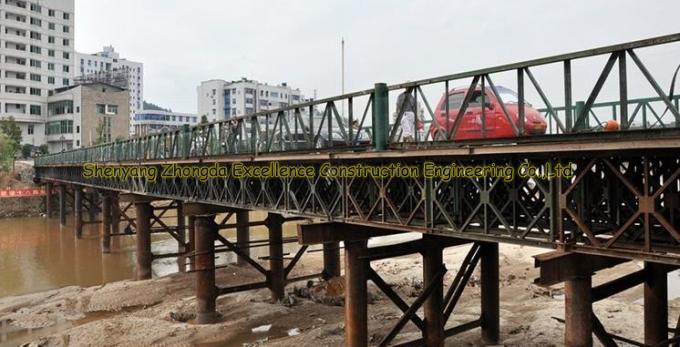 γαλβανισμένες δομές χάλυβα/γέφυρα Bailey για την πώληση, γέφυρα τροφής επιβατών